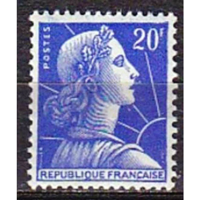 Fance 1955 - Yvert n° 1011B neuf ** luxe MNH