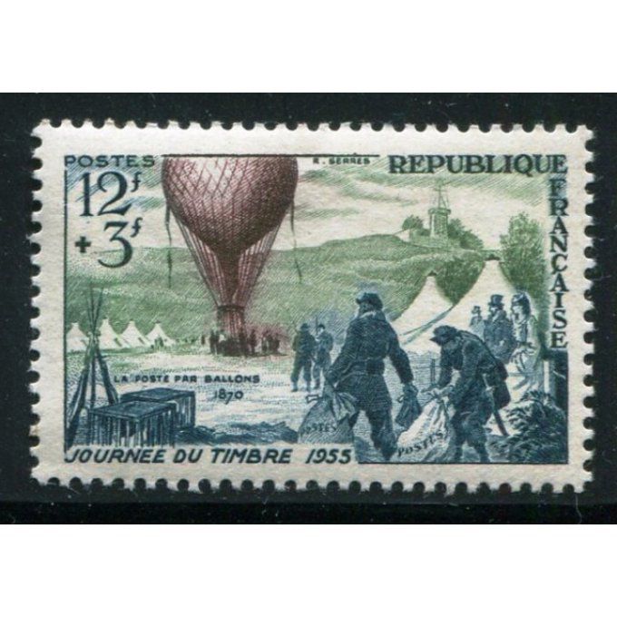 Fance 1955 - Yvert n° 1018 neuf ** luxe MNH