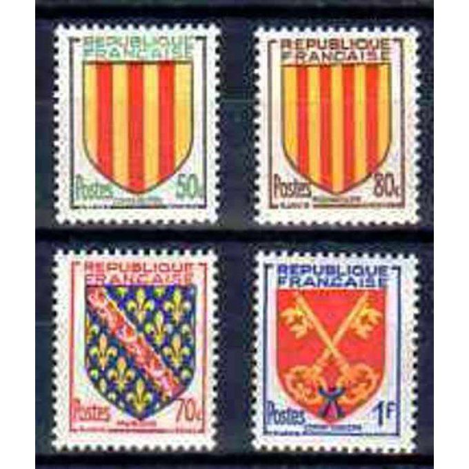 Fance 1955 - Yvert n° 1044 à 1047 neuf ** luxe MNH