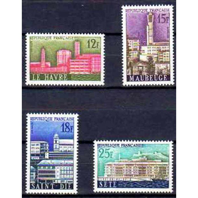 Fance 1958 - Yvert n° 1152 à 1155 neuf ** luxe MNH