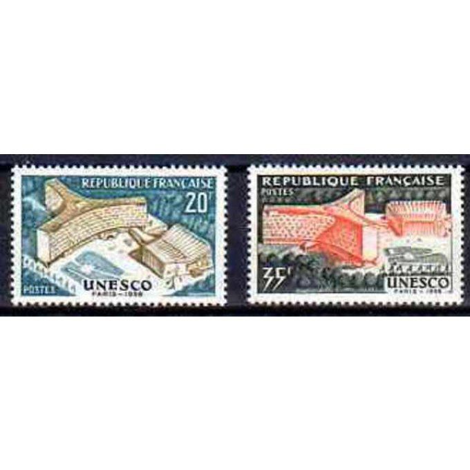 Fance 1958 - Yvert n° 1177 et 1178 neuf ** luxe MNH