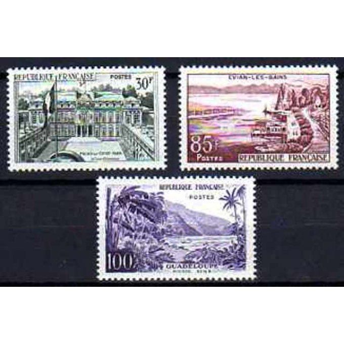 Fance 1959 - Yvert n° 1192 à 1194 neuf ** luxe MNH