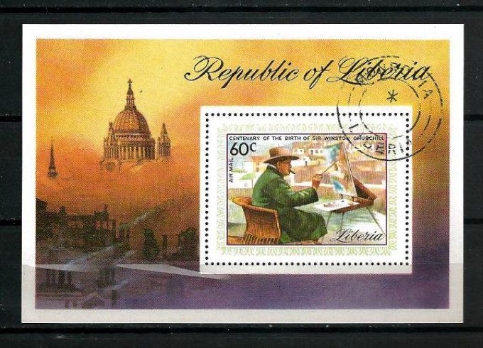 Liberia 1974 (CE11) bloc oblitéré