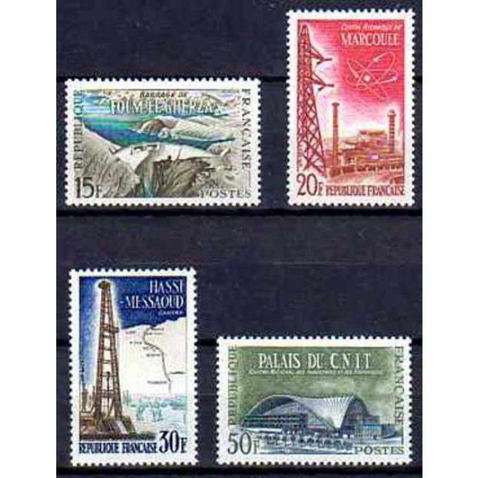 Fance 1959 - Yvert n° 1203 à 1206 neuf ** luxe MNH