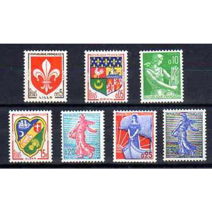 Fance 1960 - Yvert n° 1230 à 1234A neuf ** luxe MNH