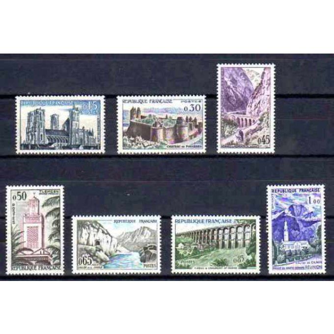 Fance 1960 - Yvert n° 1235 à 1241 neuf ** luxe MNH