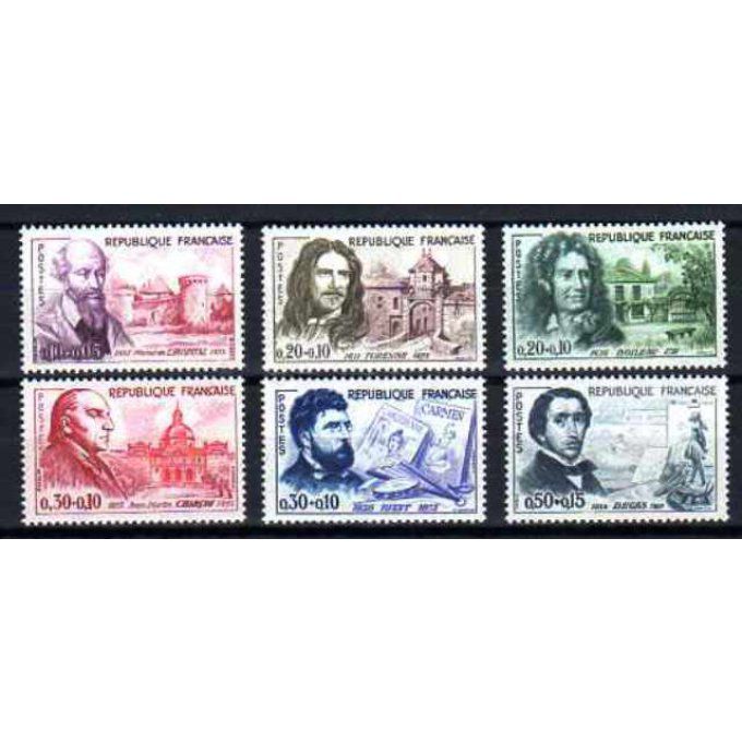 Fance 1960 - Yvert n° 1257 à 1262 neuf ** luxe MNH