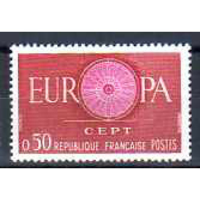 Fance 1960 - Yvert n° 1267 neuf ** luxe MNH