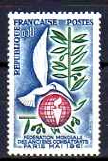 France 1961 - Yvert n° 1292 neuf ** luxe MNH