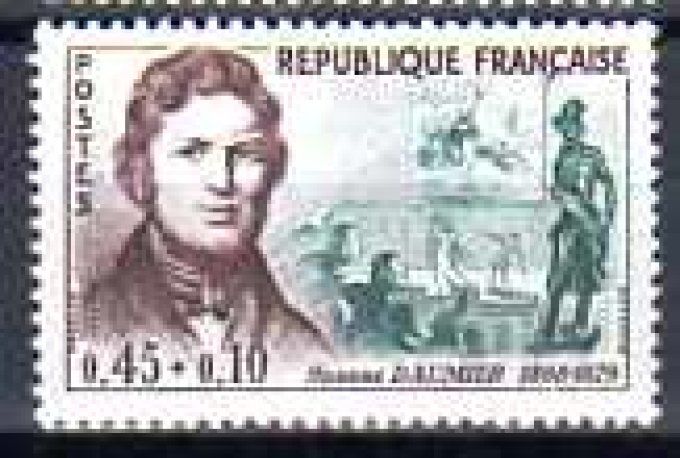 France 1961 - Yvert n° 1299 neuf ** luxe MNH