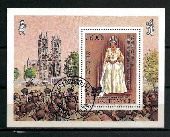 Haute Volta 1978 (CE12) bloc oblitéré