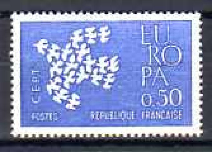 France 1961 - Yvert n° 1310 neuf ** luxe MNH