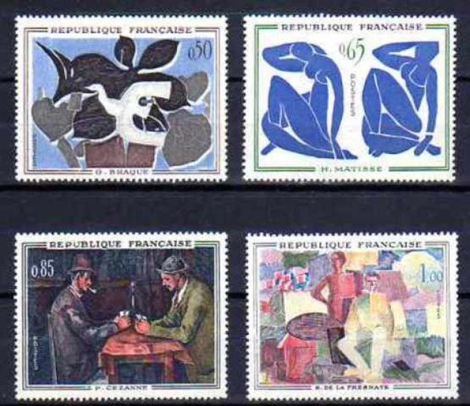France 1961 - Yvert n° 1319 à 1322 neuf ** luxe MNH
