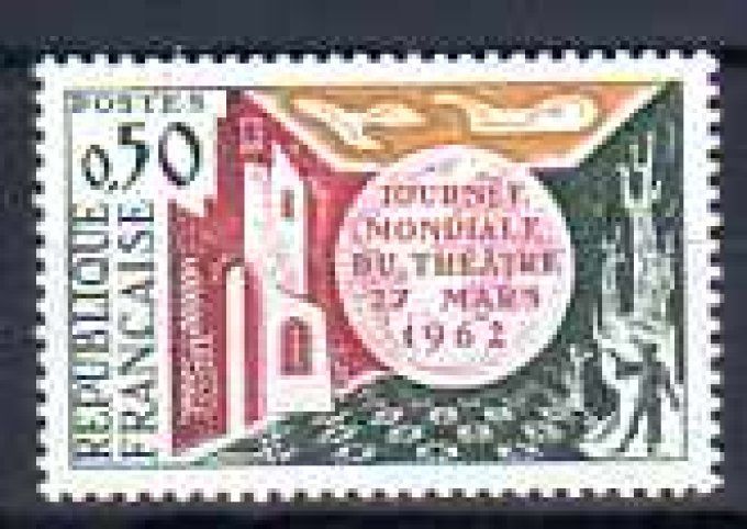 France 1962 - Yvert n° 1334 neuf ** luxe MNH