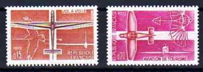 France 1962 - Yvert n° 1340 et 1341 neuf ** luxe MNH