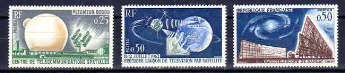 France 1962 - Yvert n° 1360 à 1362 neuf ** luxe MNH
