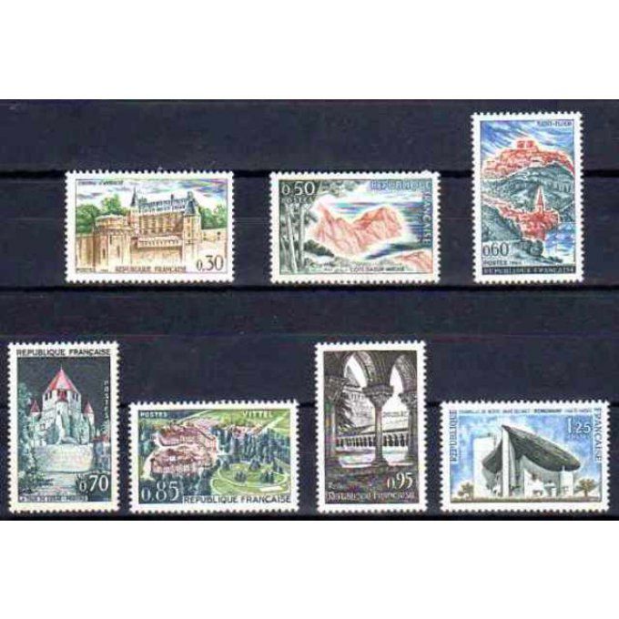 Fance 1963 - Yvert n° 1390 à 1394A neuf ** luxe MNH