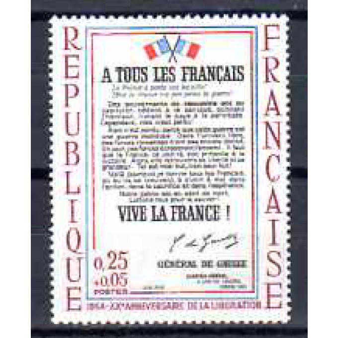 Fance 1964 - Yvert n° 1408 neuf ** luxe MNH