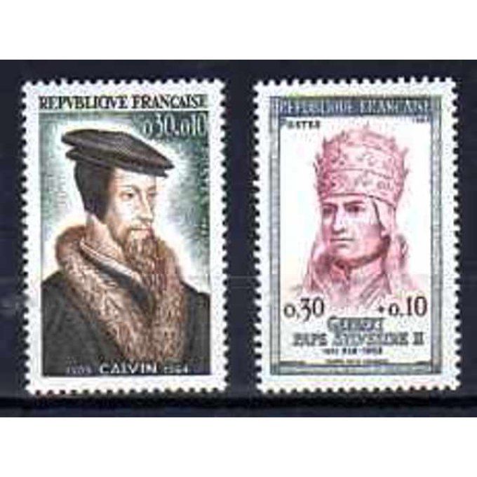 Fance 1964 - Yvert n° 1420 et 1421 neuf ** luxe MNH