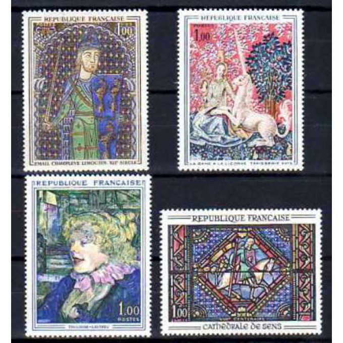 Fance 1964 - Yvert n° 1424 à 1427 neuf ** luxe MNH