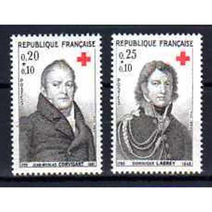 Fance 1964 - Yvert n° 1433 et 1434 neuf ** luxe MNH