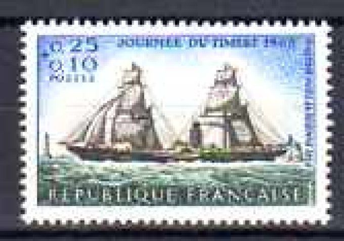 France 1965 - Yvert n° 1446 neuf ** luxe MNH