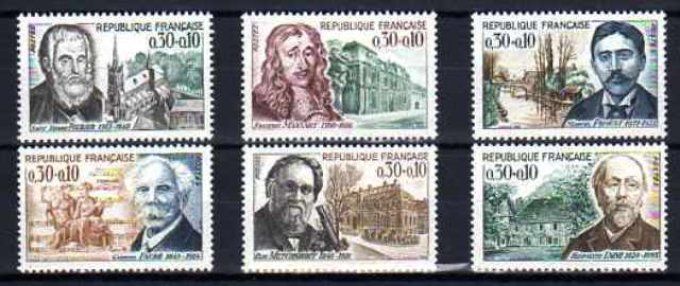 France 1966 - Yvert n° 1470 à 1475 neuf ** luxe MNH