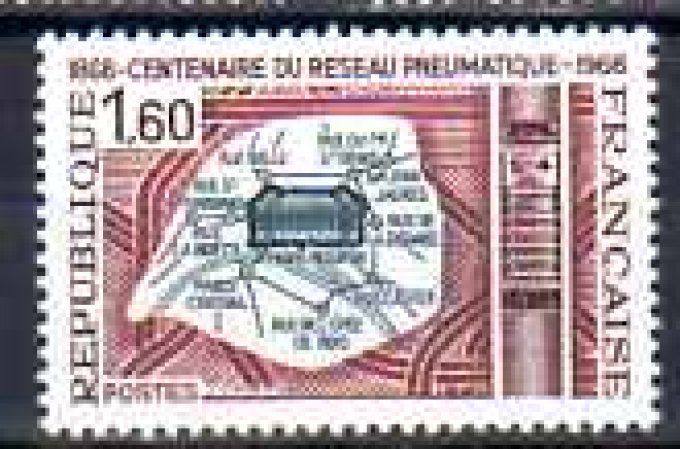 France 1966 - Yvert n° 1498 neuf ** luxe MNH