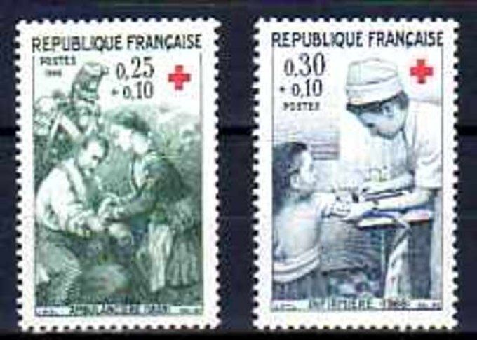 France 1966 - Yvert n° 1508 et 1509 neuf ** luxe MNH
