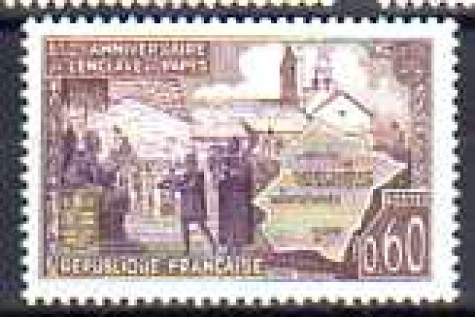 France 1968 - Yvert n° 1562 neuf ** luxe MNH