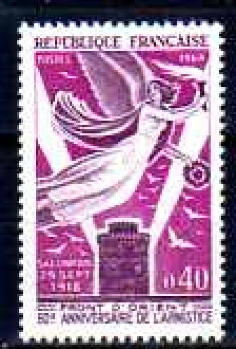 France 1968 - Yvert n° 1571 neuf ** luxe MNH