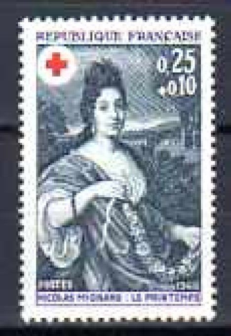 France 1968 - Yvert n° 1580 neuf ** luxe MNH