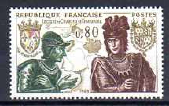 France 1969 - Yvert n° 1616 neuf ** luxe MNH