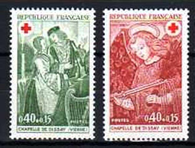 France 1970 - Yvert n° 1661 et 1662 neuf ** luxe MNH