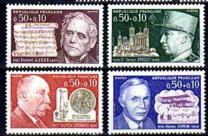 France 1971 - Yvert n° 1667 à 1670 neuf ** luxe MNH