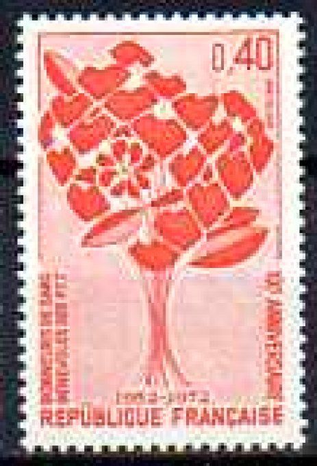 France 1972 - Yvert n° 1716 neuf ** luxe MNH