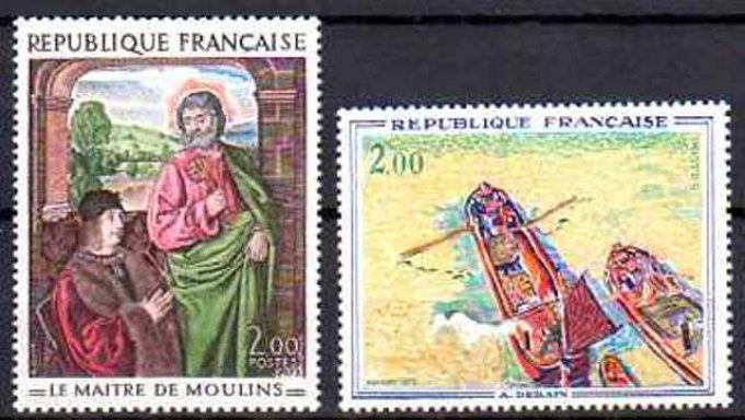 France 1972 - Yvert n° 1732 et 1733 neuf ** luxe MNH