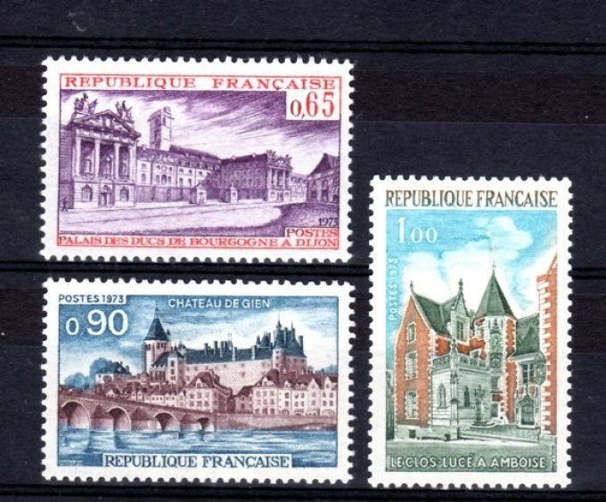 France 1973 - Yvert n° 1757 à 1759 neuf ** luxe MNH