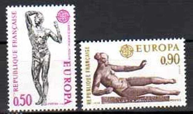France 1974 - Yvert n° 1789 et 1790 neuf ** luxe MNH