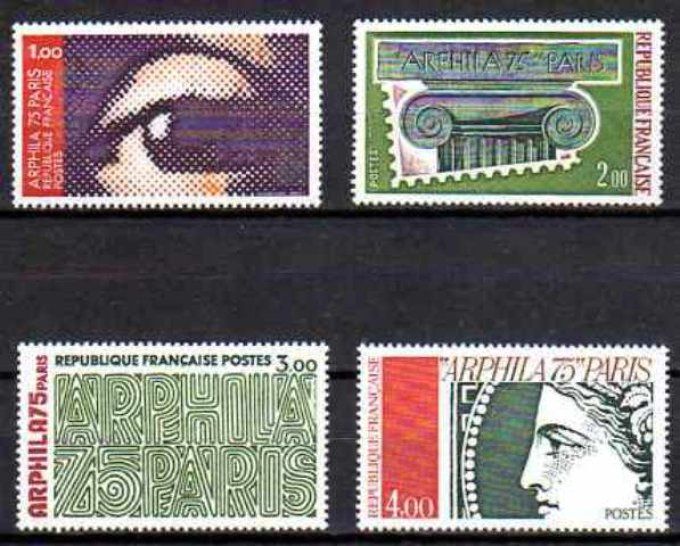 France 1975 - Yvert n° 1830 à 1833 neuf ** luxe MNH