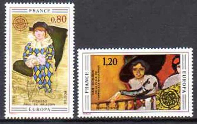 France 1975 - Yvert n° 1840 et 1841 neuf ** luxe MNH