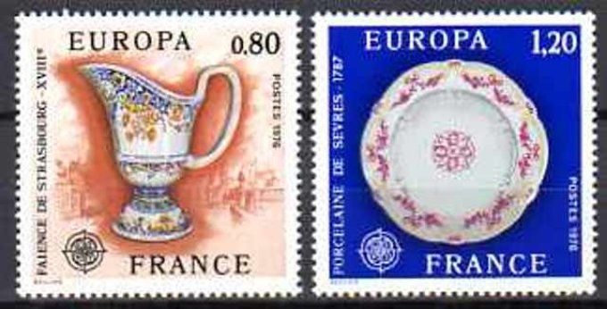 France 1976 - Yvert n° 1877 et 1878 neuf ** luxe MNH