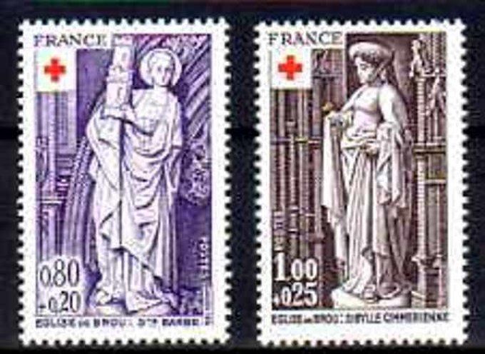 France 1976 - Yvert n° 1910 et 1911 neuf ** luxe MNH