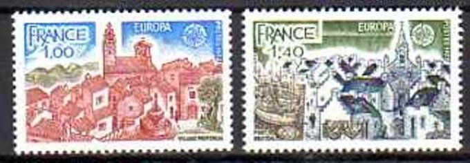 France 1977 - Yvert n° 1928 et 1929 neuf ** luxe MNH