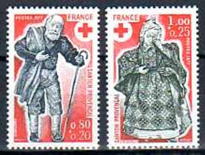 France 1977 - Yvert n° 1959 et 1960 neuf ** luxe MNH