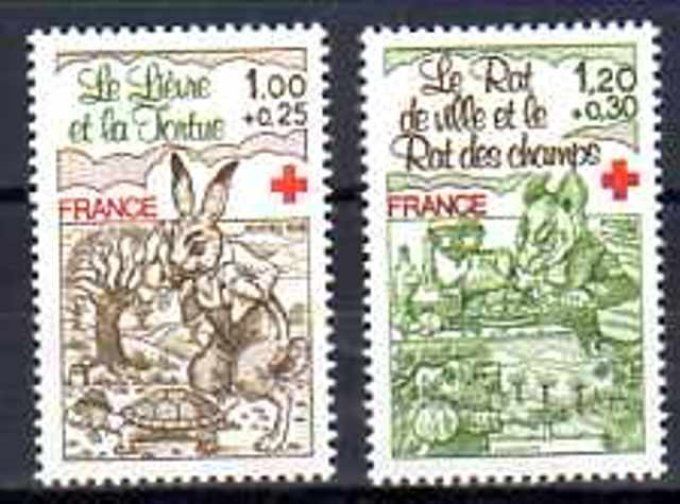 France 1978 - Yvert n° 2024 et 2025 neuf ** luxe MNH