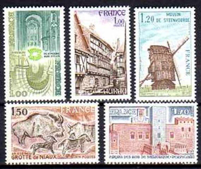 France 1979 - Yvert n° 2040 à 2044 neuf ** luxe MNH