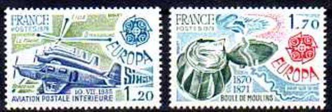 France 1979 - Yvert n° 2046 et 2047 neuf ** luxe MNH