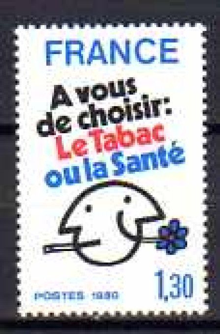France 1980 - Yvert n° 2080 neuf ** luxe MNH