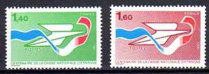 France 1981 - Yvert n° 2165 et 2166 neuf ** luxe MNH